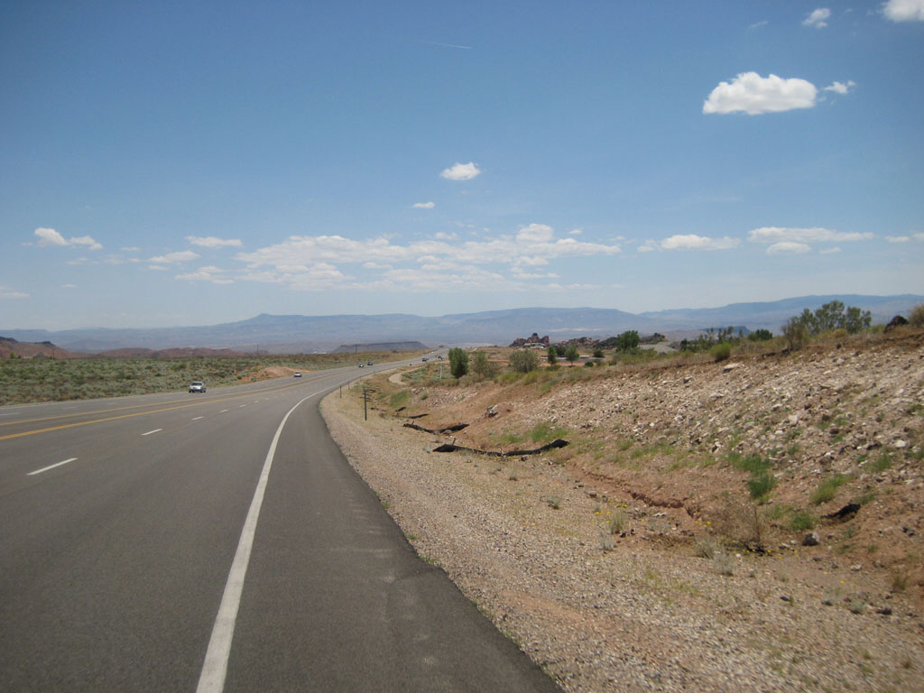 Looking Down the Course on Hwy 18