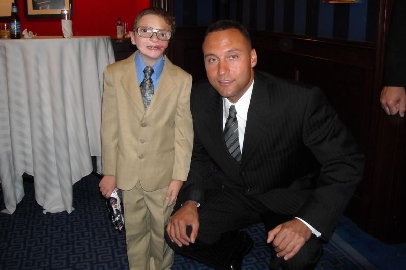 Jeremy with Derek Jeter