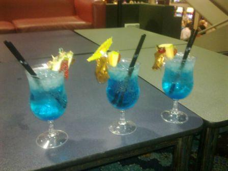 Blue Drinks for Dee