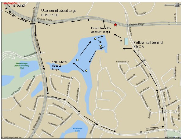 No Sweat Course Map