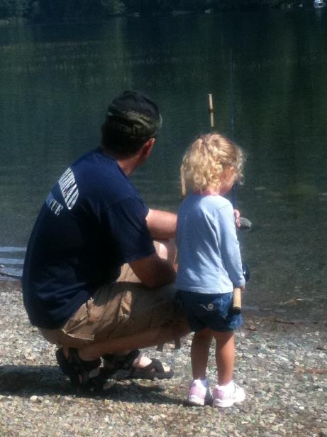 Sammi fishing