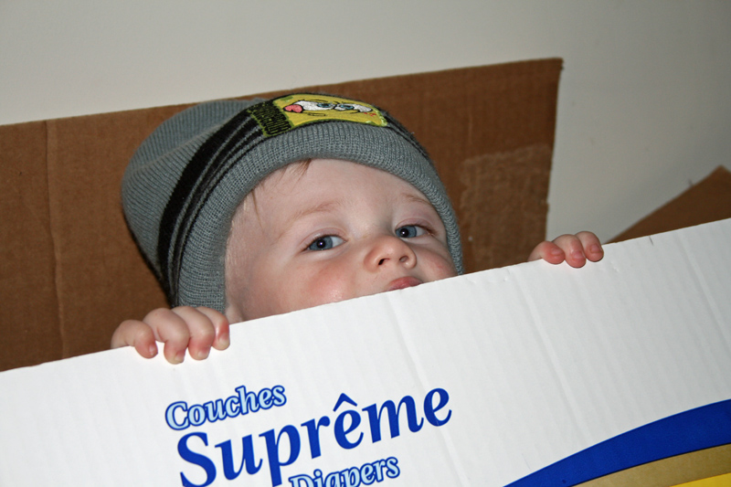 Baby in box